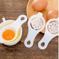 thumbnail image 4 of 30Pcs Egg Yolk Separator Safe Practical Hand Egg Tools Kitchen Cooking Gadgets Egg Dividers 12.7 x 6 cm, 4 of 5