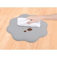 thumbnail image 3 of REGALWOVEN Placemat Set of 6 Faux Leather Placemats for Kitchen Dining Table Decor, Washable Table Placemats Wipeable Table Mat Gray 15*15in, 3 of 7