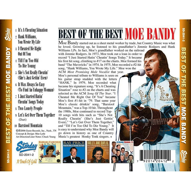 Moe Bandy Best of the Best Country CD