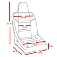 thumbnail image 7 of JEGS Off Road Suspension Seat [Black Vinyl], 7 of 7