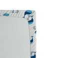 thumbnail image 2 of Ambesonne Whale Fitted Sheet, Fish Swimming Ocean, Twin Size, Dark Sky Blue, 2 of 2