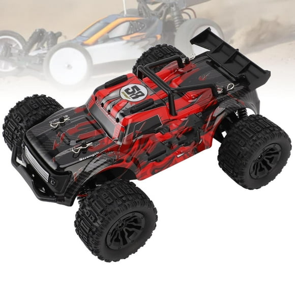 Véhicule Tout-Terrain Télécommandé, Voiture Tout-Terrain Télécommandée Contrôle Stable pour Garçons Rouge, Bleu