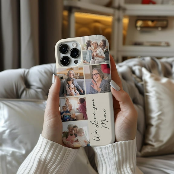 Personalized Custom Picture Collage Printed Photo Gift Phone Case for iPhone 11 12 13 14 15 16 17 Pro Max