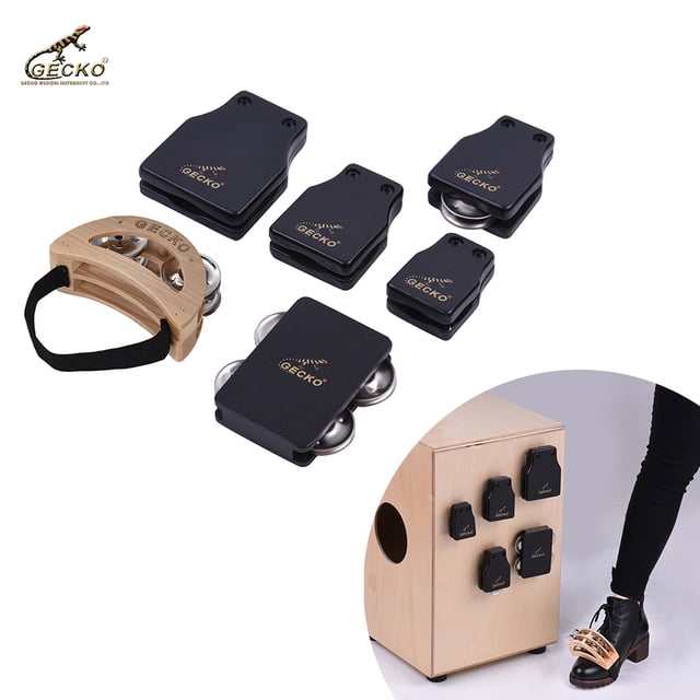 GECKO Serie GK Cajon Box Drum Companions Set Incluyendo Castañuelas