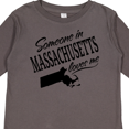 thumbnail image 4 of Inktastic Someone in Massachusetts Loves Me Boys or Girls Long Sleeve Toddler T-Shirt, 4 of 5
