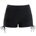 thumbnail image 2 of LYHaoo Girls Solid Color Swim Bottoms High Waist Swimwear Comfortable Stretchy Swim Shorts For Toddler Kids,Girls Swim Shorts 5-6 Years, 2 of 4