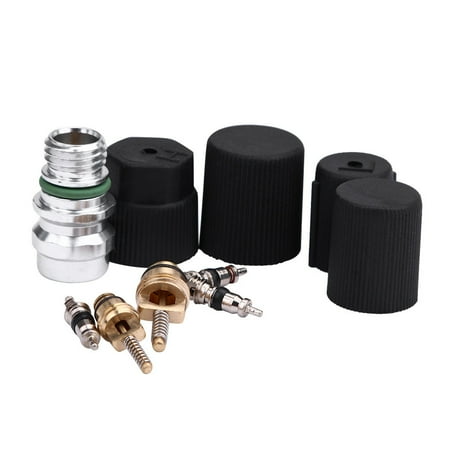 - AC A/C System Cap & Valve Cores Santech Rapid Seal Kit Air Conditioning Service