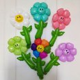 thumbnail image 4 of 6 piezas de globos de mano de aluminio con forma de macarrón, hojas verdes, margaritas y flores, globos de girasol, juguetes para niños, decoraciones para fiestas de cumpleaños y bodas, 4 of 5
