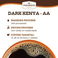 thumbnail image 4 of 3 pack Fresh Roasted Coffee, Dark Roast Kenya AA Coffee, Whole Bean, 12 oz, 4 of 11