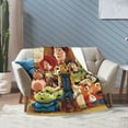 thumbnail image 4 of Toy Story Cartoon Fleece Throw Blanket, Super Soft Cozy Warm Flannel Blanket for Bed Sofa Couch Camping Travel, All Seasons Fuzzy Plush Blankets for Kids Adults Fans, 4 of 7