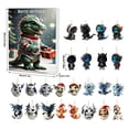 thumbnail image 4 of PEIBang Christmas 2D Advent Calendar 2026,24 Days Countdown Calendar with Cute Acrylic 2D Hanging Ornaments for Xmas Tree Decorations, 4 of 9