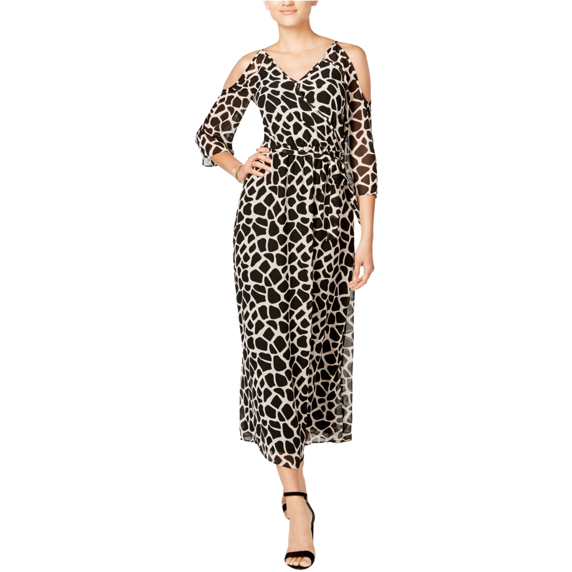 walmart black maxi dress
