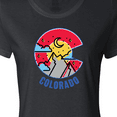 thumbnail image 4 of Inktastic Colorado Mountain Scene with Clouds and Moon Women's T-Shirt, 4 of 5
