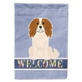 thumbnail image 1 of Carolines Treasures BB5639CHF Cavalier Spaniel Welcome Flag Canvas House Size, 1 of 4
