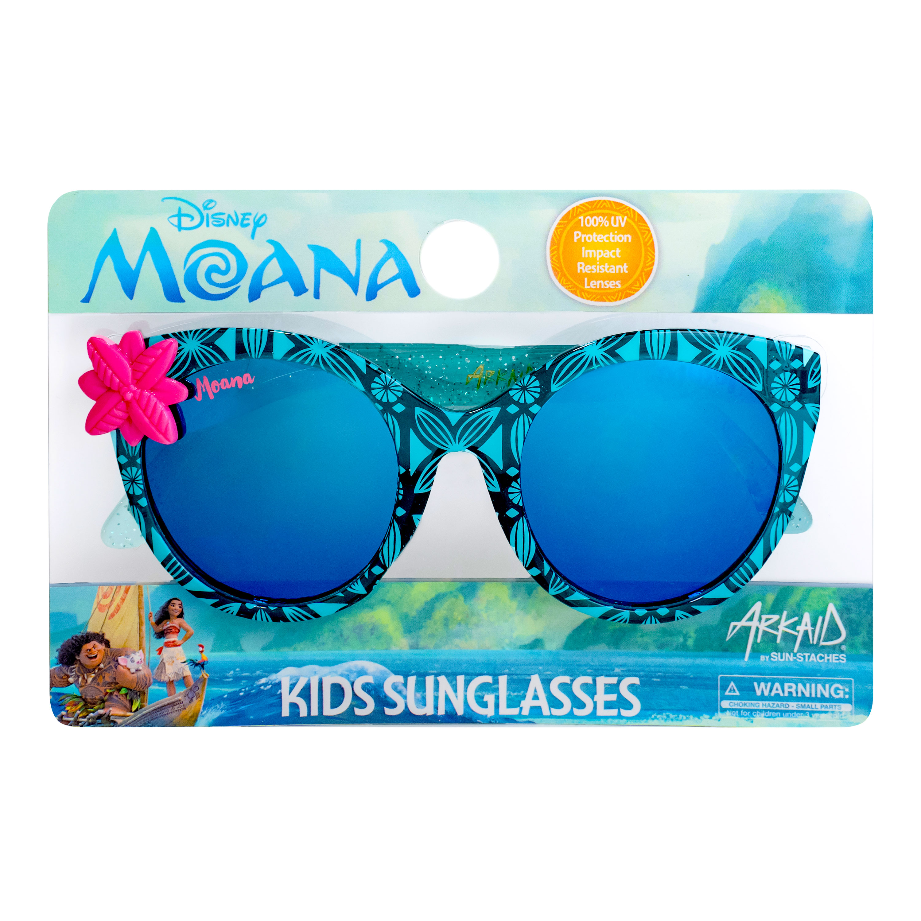 Sun-Staches Disney Moana Sparkle Cat Eye Sunglasses With UV Protection