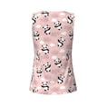 thumbnail image 5 of Picia Panda Flying in the Sky (2) Pattern Women's Workout Tank Top,Breathable Activewear,Slim Fit Athletic Top,Versatile Workout Moisture-wicking top-XX-Large, 5 of 9