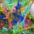 thumbnail image 1 of Golf Ball Nail Portable Ball Nail Tees Deportes Entrenamiento Ayudas Multicolor 50pcs JShteea Para Estrenar, 1 of 9