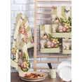thumbnail image 2 of Happy Easter Kitchen Dish Towels for Drying Dishes Set of 2, Bunny Eggs Spring Flowers Butterfly Striped Waffle Weave Microfiber Hand Tea Bathroom Towels Quick Dry & Absorbent Towel 15.7x23.6, 2 of 7