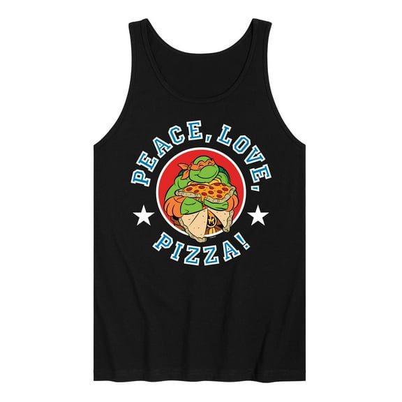 Teenage Mutant Ninja Turtles - Peace Love Pizza - Men's Jersey Tank Top