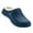 Navy/Natural, variant on Joybees Cozy Lined Clog for Women and Men | Extra Cozy Comfort Slipper | Faux Shearling Lined Slip-on Clog