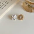 thumbnail image 1 of Aretes De Flores 2pcs Pendientes De Camelia Aleación Elegante Cena Formal Joyería De Moda Para Fiestas De Cumpleaños Aniversarios Día De La MadreE2997 Blanco ANGGREK Otros, 1 of 1