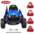 thumbnail image 3 of Tractor montable eléctrico JOYKOO para niños Control remoto Luz LED 12v Azul, 3 of 8