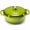 Green, variant on edx 6QT Enamel Cast Iron Dutch Oven with Lid, 11 Inch Heavy-Duty Non Stick Casserole Pot Safe up to 500° F Kitchen Essentials Bread Baking, Braising, Stews, Roasting, Red