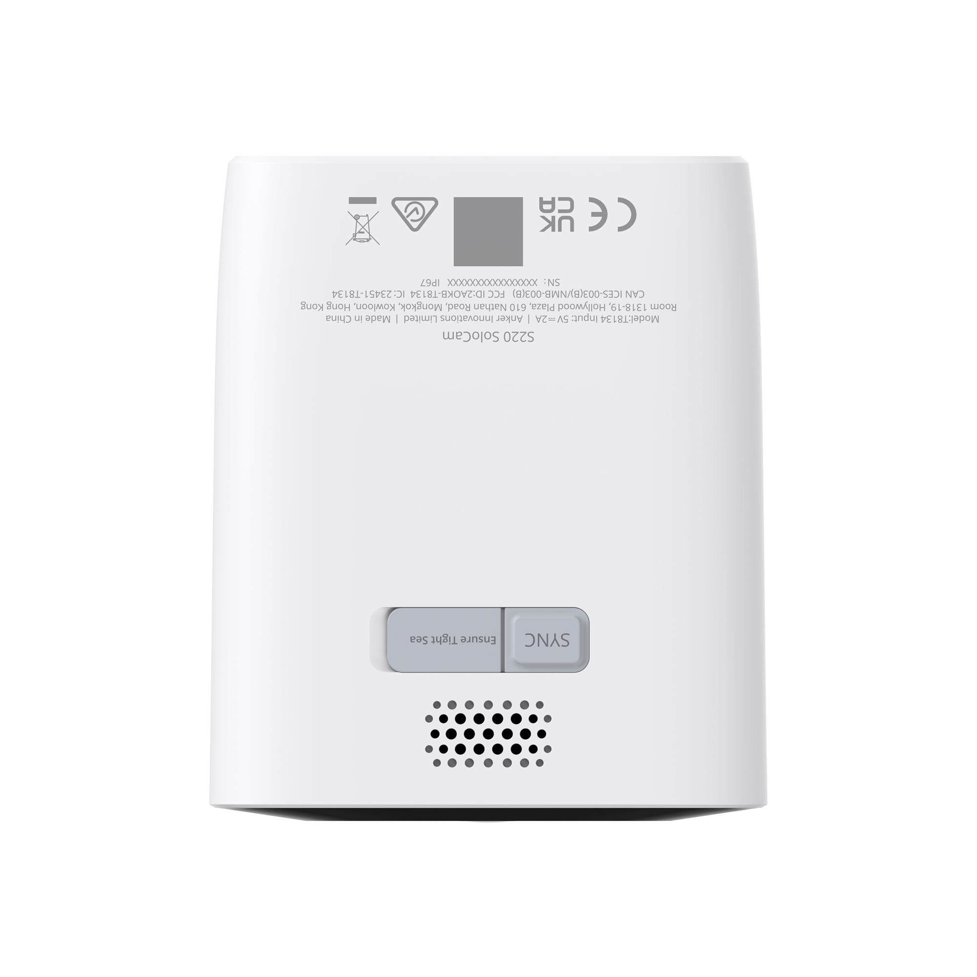 eufy SoloCam C20 Wi-Fi 2K Outdoor Security Camera with Integrated Solar Panel and No Monthly Fees