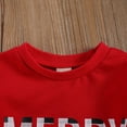 thumbnail image 4 of Bagilaanoe Toddler Baby Boy Girl Christmas Sweatshirt Letter Print Long Sleeve Pullover  6M 12M 18M 24M 3T 4T 5T 6T Kids Loose Tee Tops, 4 of 7