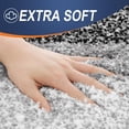thumbnail image 4 of Buganda Microfiber Bathroom Rugs, 16"x24" Black Luxury Extra Soft and Absorbent Bath Mat, Non-Slip Plush Bath Carpet, 4 of 8
