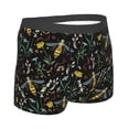 thumbnail image 3 of Kll Wasp And Florals Men'S Cotton Boxer Briefs Underwear-Small, 3 of 9