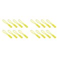 thumbnail image 4 of Sonducket Tirador de cremallera de 8 piezas, fijador de etiquetas de cuerda para ropa deportiva, bolsas de hebilla de repuesto multiusos, Amarillo 2Conjunto, 4 of 6