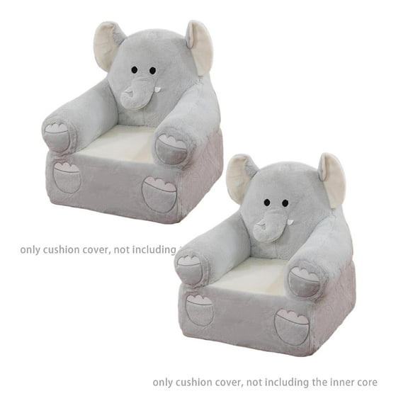 2Pack Folding Children'S Sofa Backrest Armchair 2 In 1 Folding Children'S Sofa Cute Cartoon Lazy Sofa Baby Chairs Comfy Foldable Couch & Reading Chair Without Padding Or Padding Core Sofa Cover