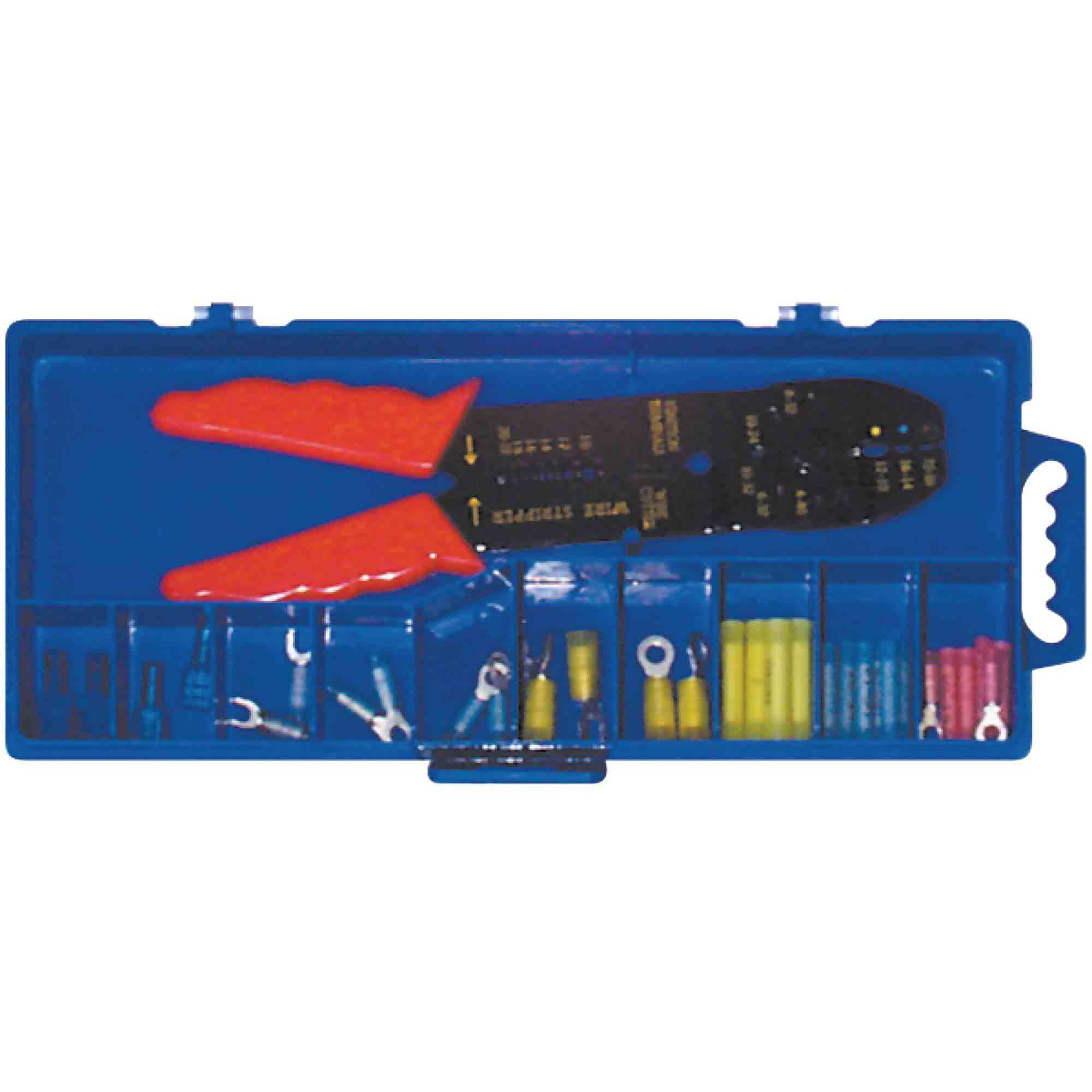 Ancor 120 Piece Premium Electrical Connector Kit with Crimp Tool