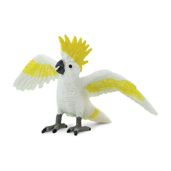 Safari Ltd. Cockatoo Figurine - Lifelike 3.75" Model Figure - Educational Toy for Boys, Girls, and Kids Ages 3 