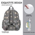 thumbnail image 5 of Cute Pug Puppies Backpack for School,Cute School Bag,Schoolbag with Adjustable Shoulder Straps & Padded Back,15.25"x11.5"x5.25", 5 of 6