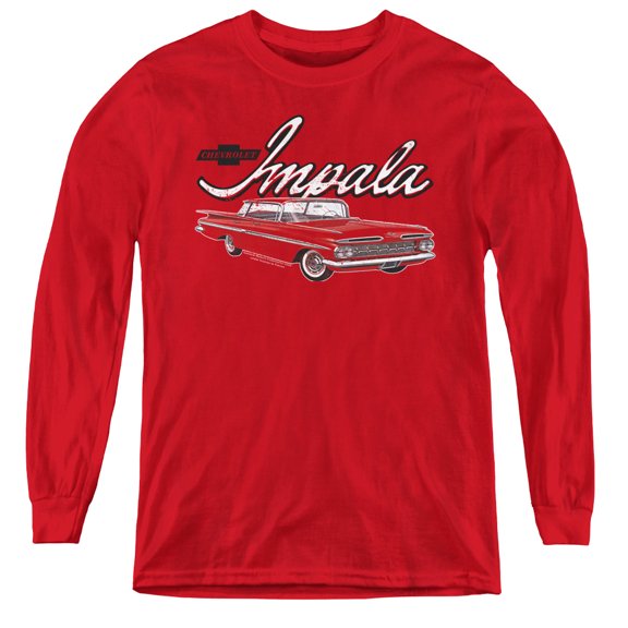 Chevrolet - Classic Impala - Youth Long Sleeve Shirt - Medium