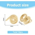 thumbnail image 2 of Pressure Earrings for Keloids Rose Gold Spiral Non-Pierced Earrings 304 Stainless Steel Clip Earrings Compression Earrings Adjustable Keloid Earrings for Women Men Ladies, 2 of 8