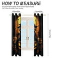 thumbnail image 2 of Halloween Scary Night Full Moon Curtains Aesthetic Envrionmental Friendly Picture, Living Room Bedroom Window Drapes 2 Panel Set, 2 of 5