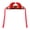 Red, variant on Halloween Devil Horn Pet Headwear, Semi-Gloss Polyester Red-Brown Plush, Adjustable Strap Secure Fit for Cats Dogs, Halloween Party Photos, 1 Piece. Red M