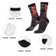 thumbnail image 5 of Balery Red Moon Shark Sailboat Calcetas Largas con Estampado para Hombre y Mujer – Suaves y Transpirables, Talla Única (US 5-11), 5 of 6