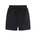 thumbnail image 2 of LYMAYTER Youth Boys' Sweat Shorts for Toddler Kids,Toddler Athletic Casual Jogger Solid Color Cotton Shorts with Pockets 2-7T, 2 of 10