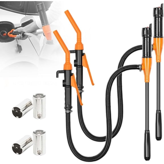 Upgraded Portable Power Battery Pump, 2025 New Battery Operated Electric Siphon Pump Water Transfer Pump, Easy to Use Hand Fuel Pump Portable Battery Pump for Gas, Fuel, Diesel, Water Transfer