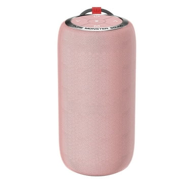 Monster S310 Bluetooth Speaker, Portable Bluetooth Speaker, 30W True Wireless Stereo Pairing Deliver Dynamic Sound, IPX6 Waterproof, Bluetooth 5.2 Built-in Mic, 24H, for Family Outdoor Pink