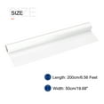 thumbnail image 2 of Uxcell Window Privacy Film 19.68 Inch x 6.56 Feet Frosted Glass Self-Adhesive Sun Blocking Sticker for Home White, 2 of 6