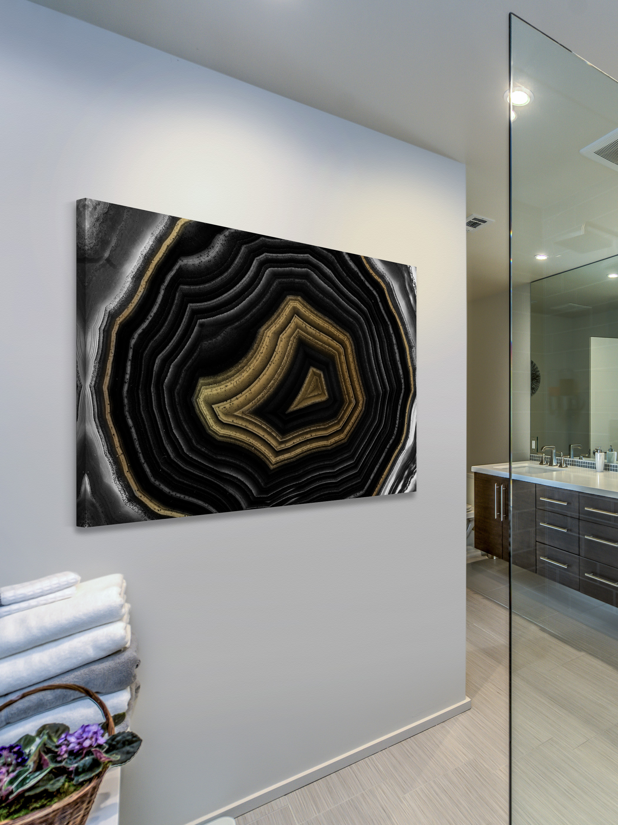"Log Like" Painting Print on Wrapped Canvas