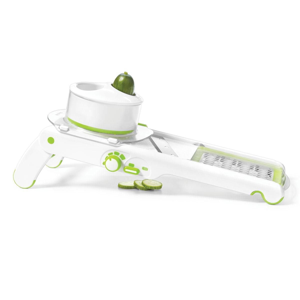 Starfrit Pro Mandoline, Adjusts slice thickness