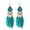 Mint Green, variant on Feather Earrings for Women Boho Vintage Earrings Black Feather Tassel Earrings Long Feather Earrings Western Bohemian Jewelry for Women