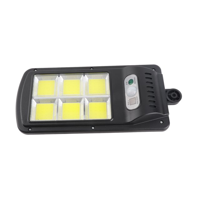 Remote LED Solar Street Light Intelligent Light Control System Adjustable Bracket Remote Sensing with 3 Modes for Garden Street Deck Patio Path
