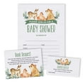 thumbnail image 4 of Inkdotpot Set Of 30Jungle Animals Baby Shower Invitations-Diaper Raffle Tickets And Baby Shower Book Request Cards Gender Neutral Invites Its A Boy Its A Girl, 4 of 8